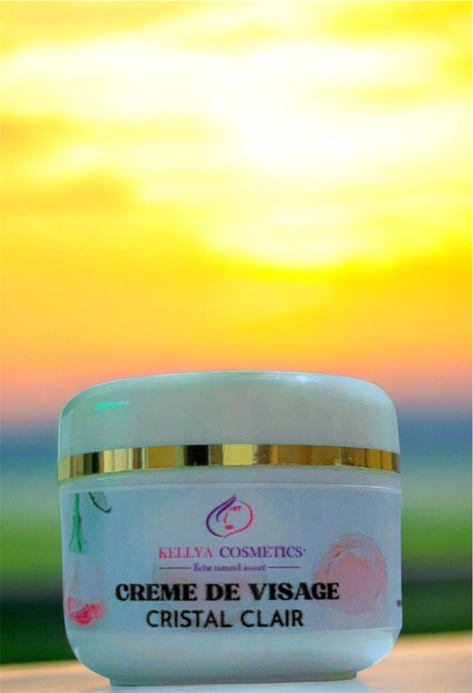Crème visage cristal clair